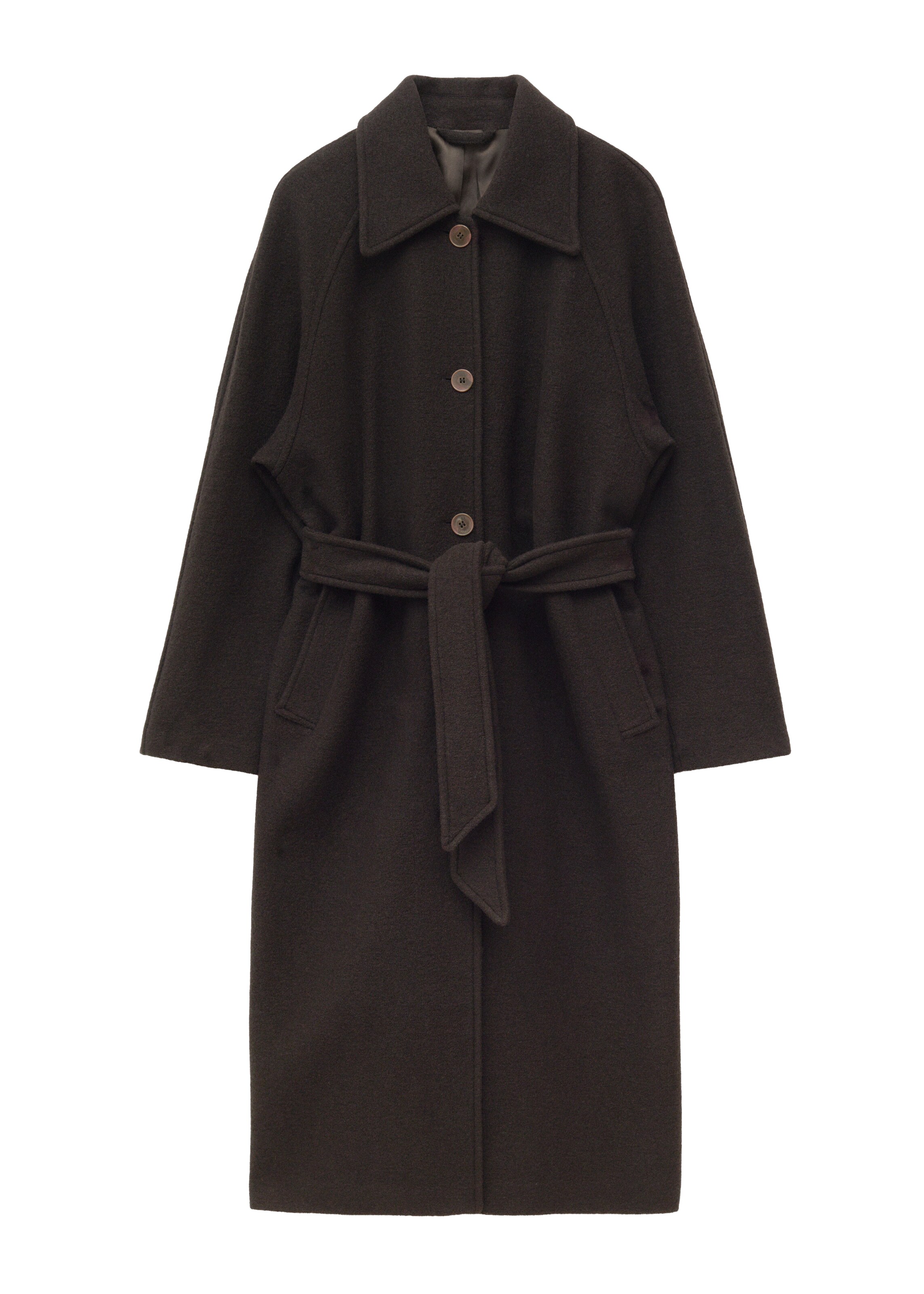 & Other Stories Between-seasons coat in XS in Dark brown, Item view