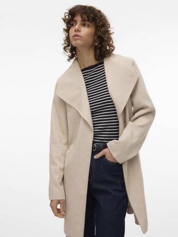 VERO MODA Overgangsfrakke 'EMMA' i beige