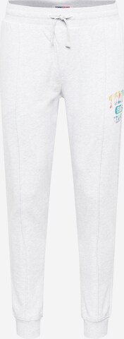 Tommy Jeans Tapered Broek in Grijs: voorkant