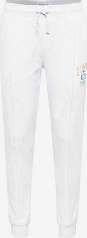 Tommy Jeans Tapered Broek in Grijs: voorkant