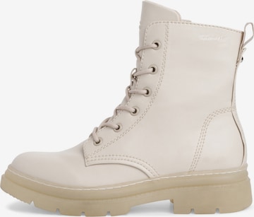 TAMARIS Veterlaarsjes in Beige