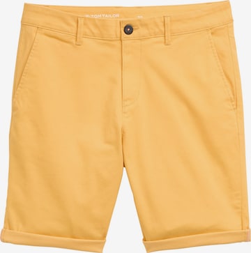 Pantalon chino TOM TAILOR en orange : devant