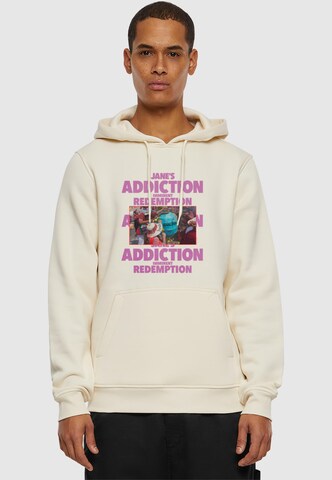 Merchcode Sweatshirt 'Jane's Addiction - Imminent Redemption' in Weiß: Vorderseite