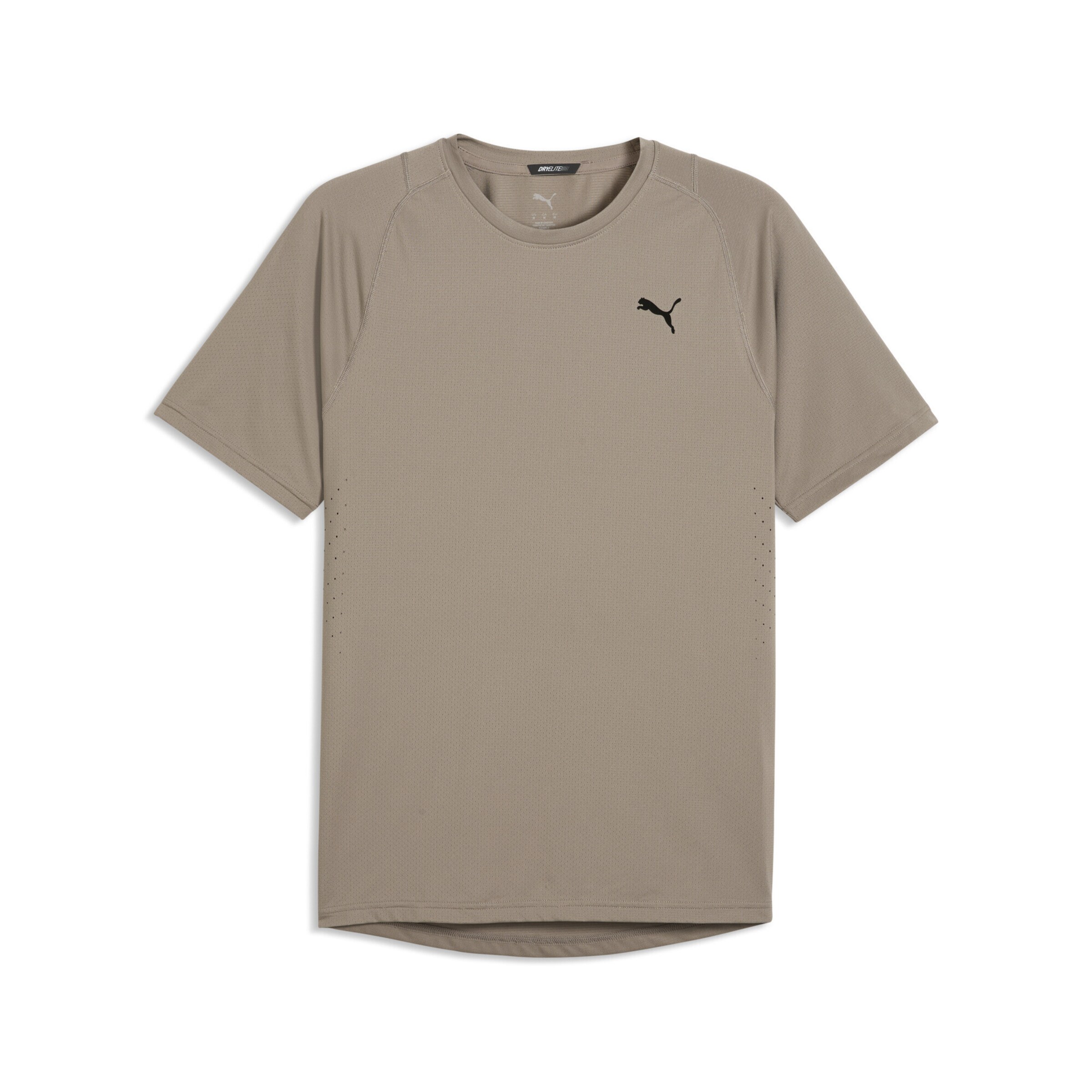 PUMA Performance shirt 'PWRMODE' in S in Greige / Black, Item view