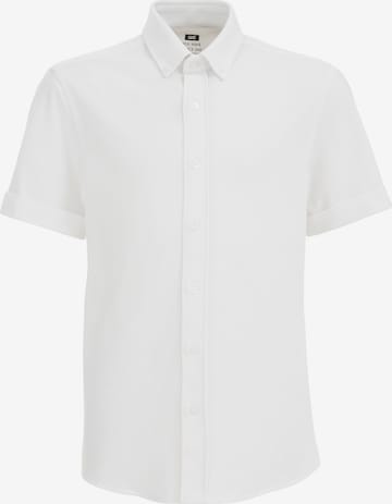 WE Fashion - Regular Fit Camisa em branco: frente