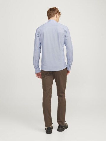 Jack & Jones Premium Slim fit Button Up Shirt in Blue