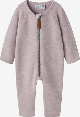 NAME IT Dungarees 'NBFWMINO' in Purple: front