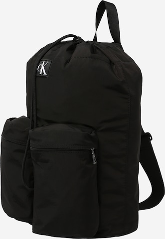 Calvin Klein Jeans Backpack in Black: front