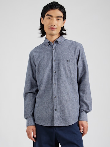 s.Oliver Regular fit Button Up Shirt in Blue: front