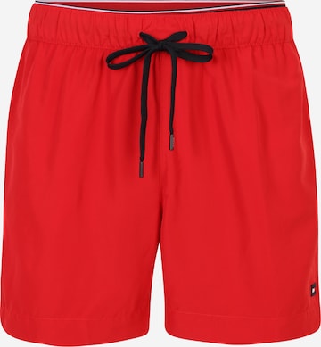 Tommy Hilfiger Underwear Badeshorts i rød: forside