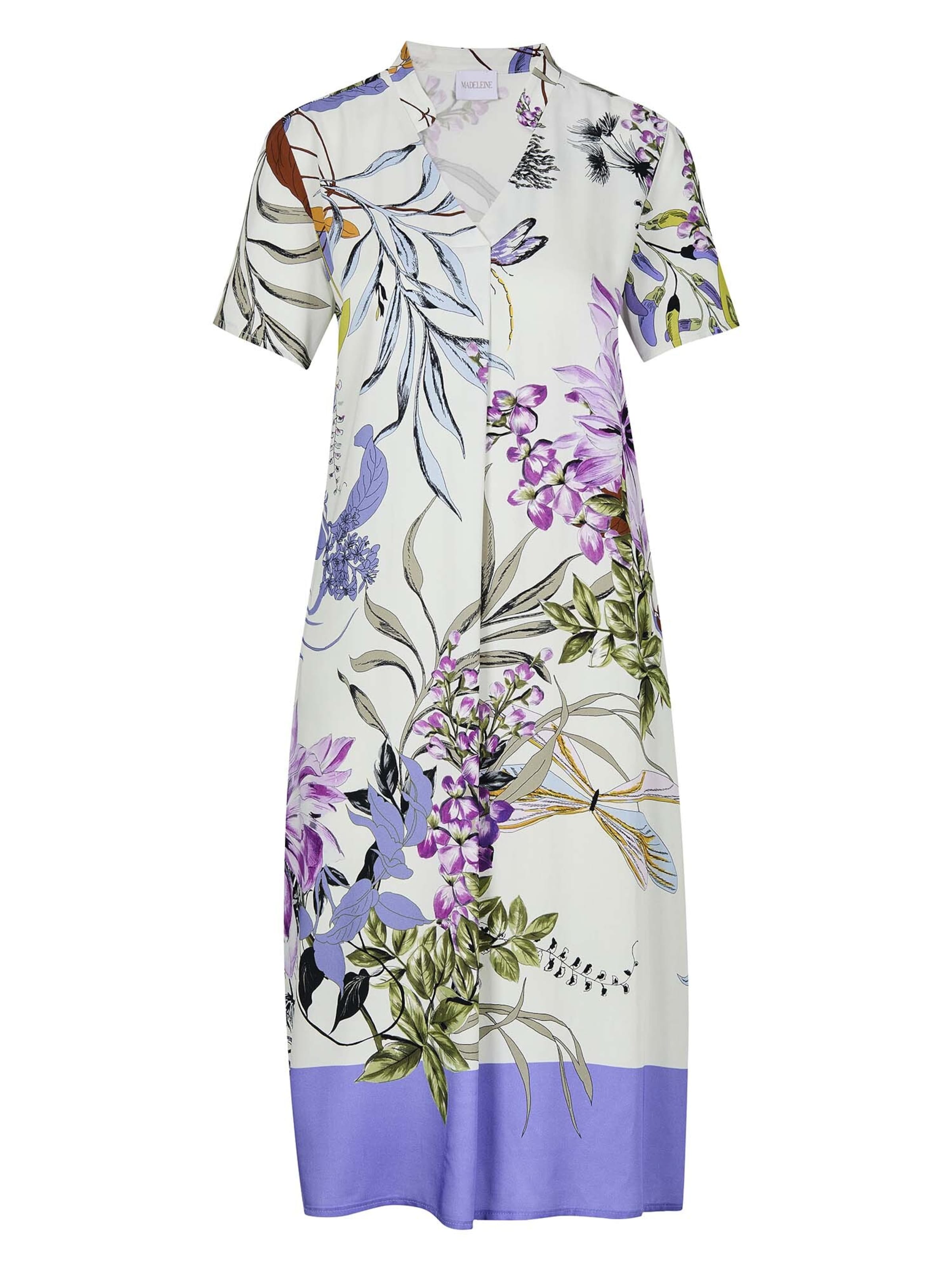 Robe d’été MADELEINE en violet : devant