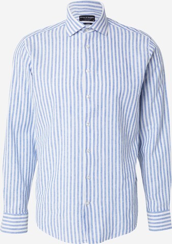 Chemise 'O'Sullivan' Bruun & Stengade en bleu : devant