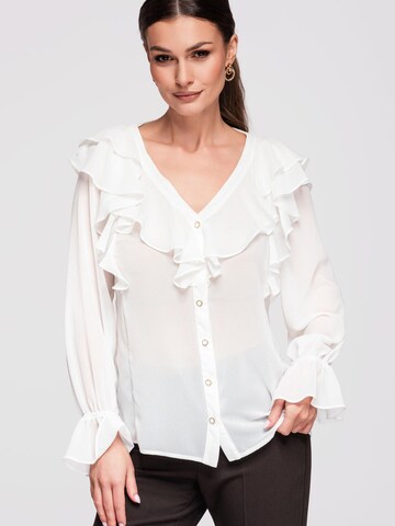 Ombre - Blusa en beige