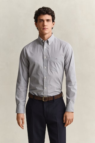 GANT Button Up Shirt in Grey: front