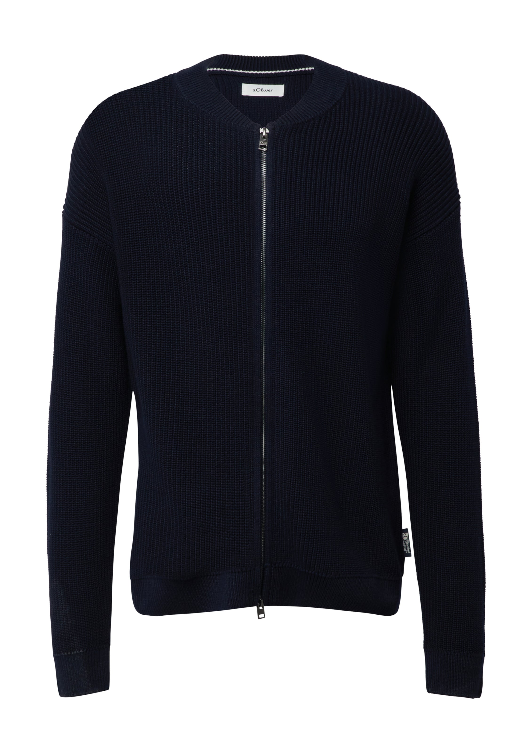 s.Oliver Strickjacke in Blau: Vorderseite