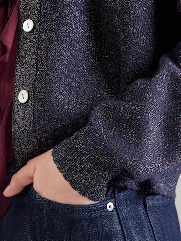 NÜMPH Πλεκτή ζακέτα 'MIRIAM' σε μπλε