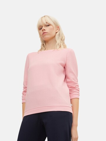 Sweat-shirt TOM TAILOR en rose