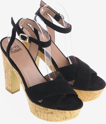 Gianna Meliani Sandals & High-Heeled Sandals in 40 in Black: front