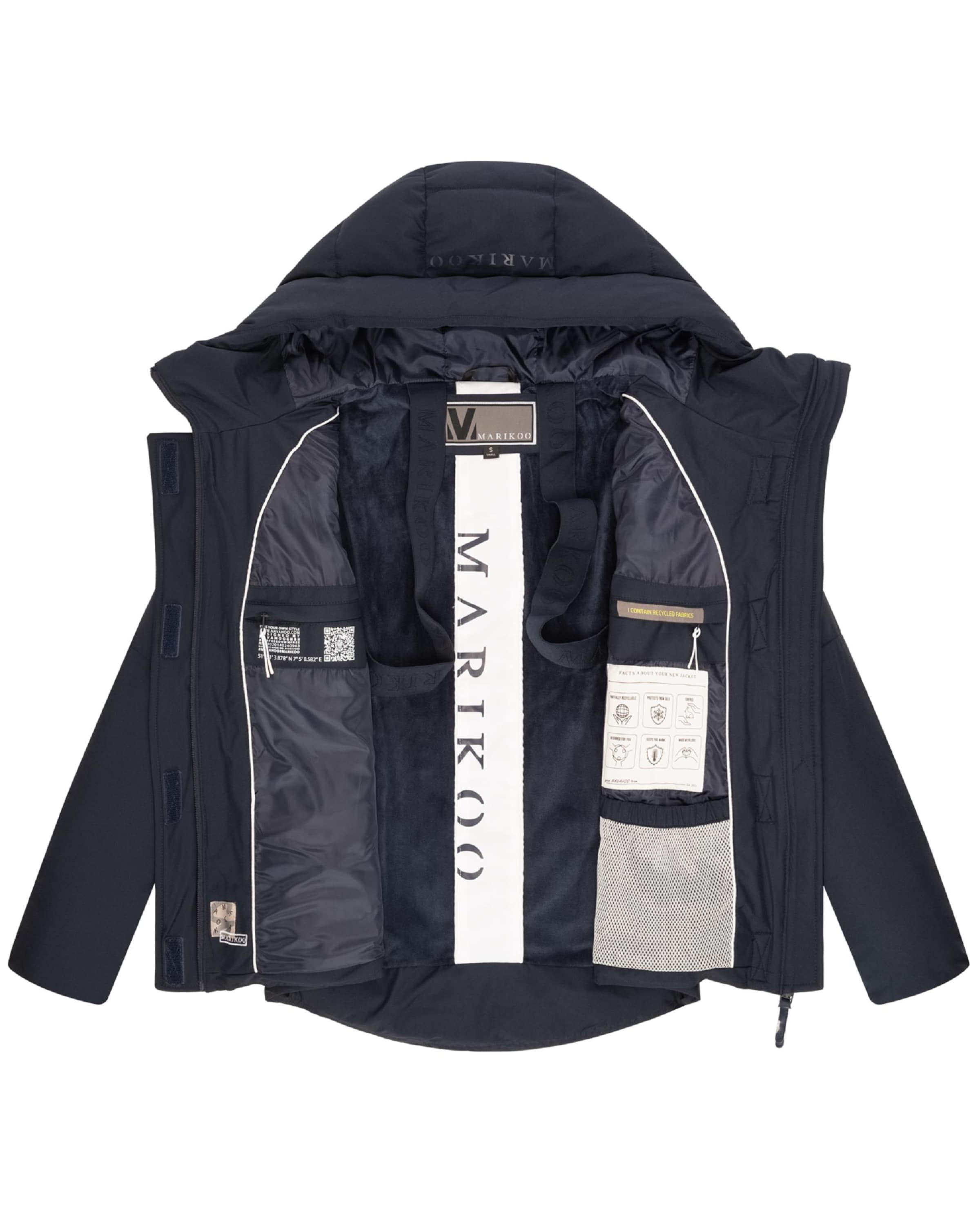 MARIKOO Weatherproof jacket 'Elira 16' in Blue