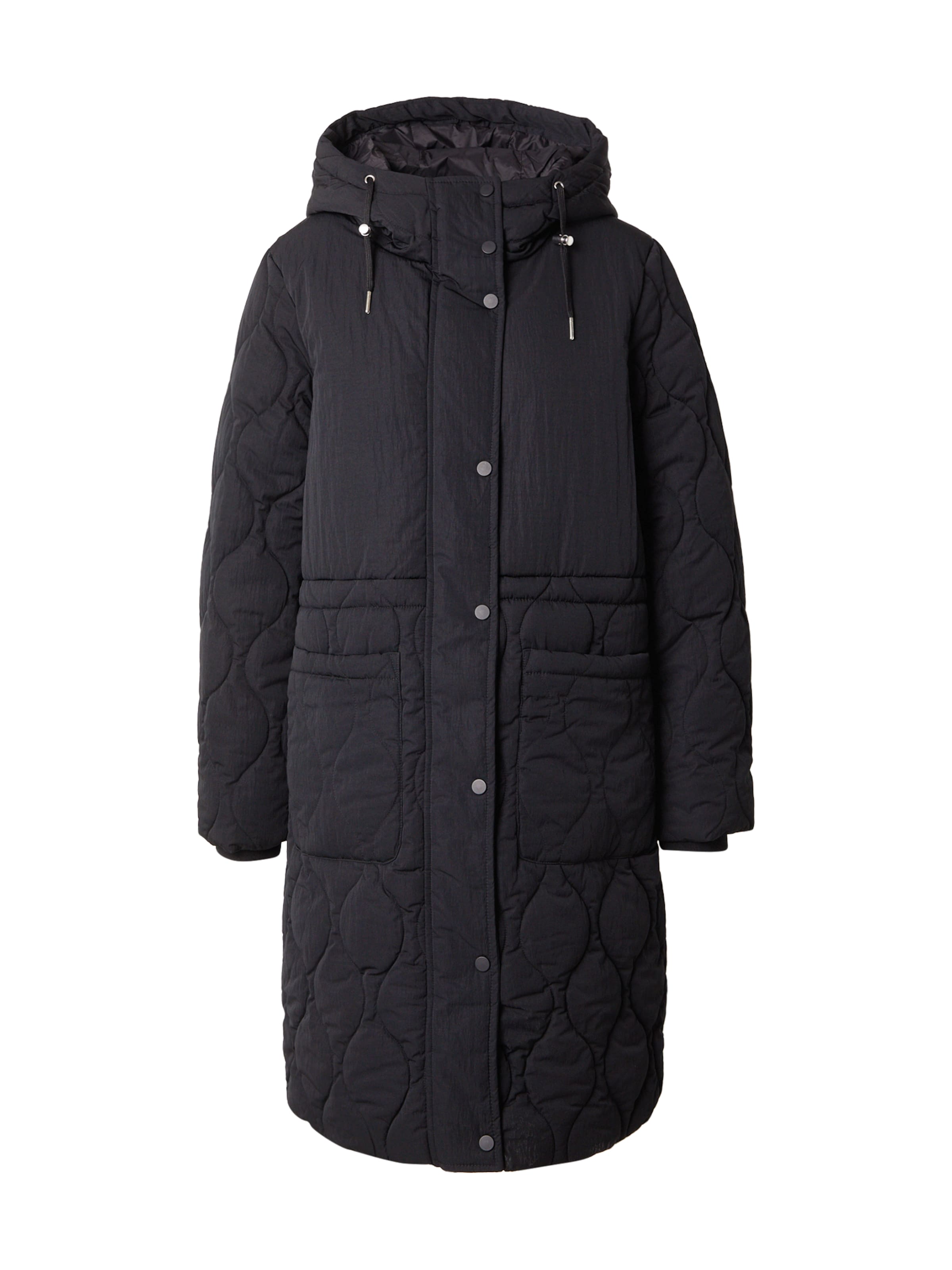 Sisley - Sobretudo meia-estação em preto: frente