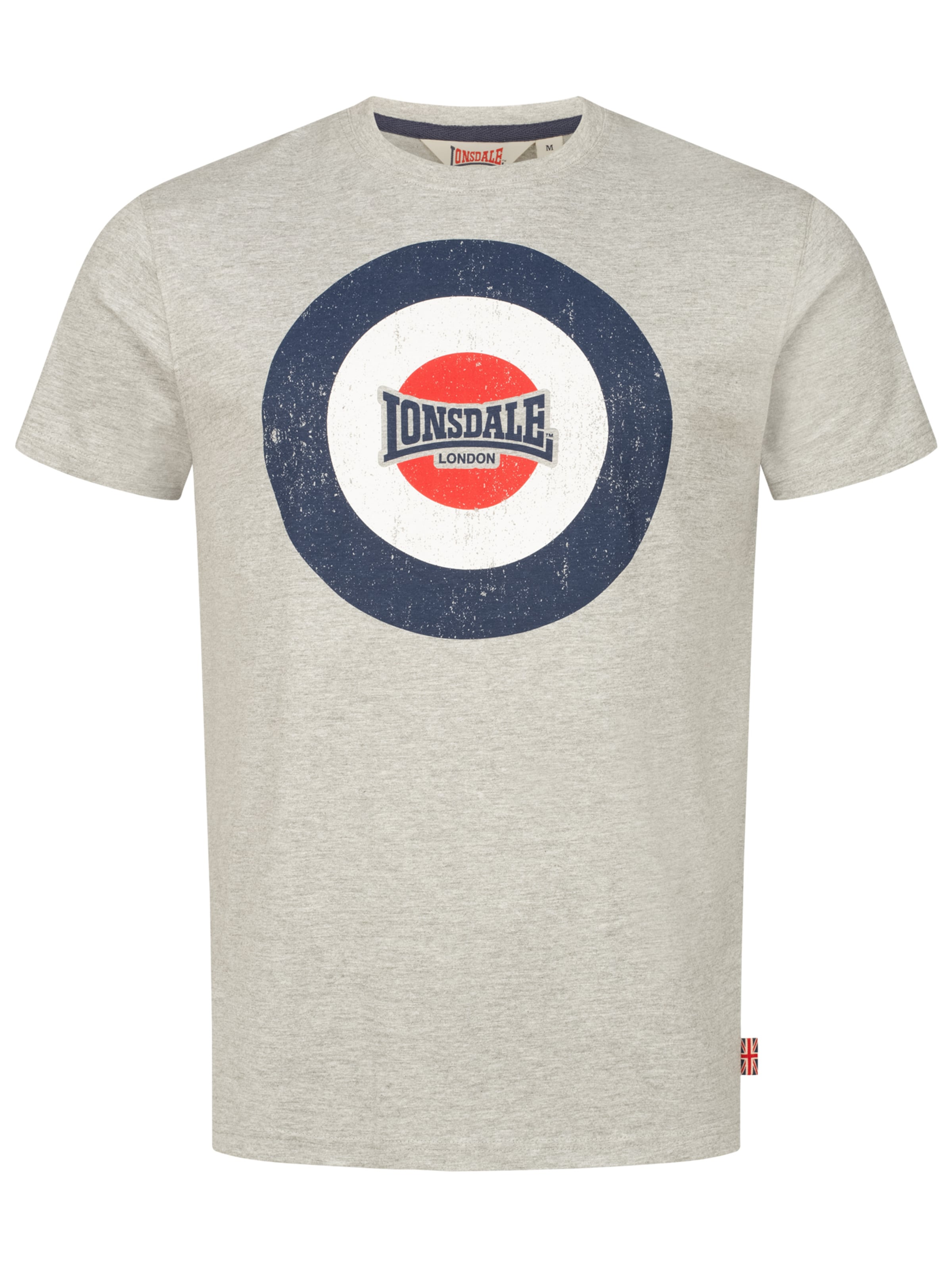 LONSDALE Tričko 'Trevose' – šedá: přední strana