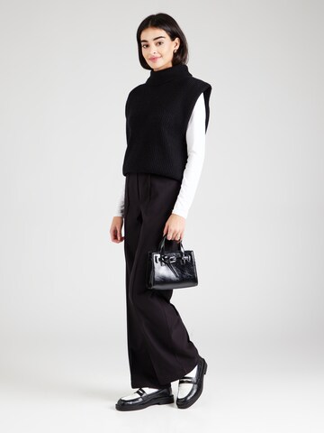 Wide Leg Pantalon à plis 'YASBLANA' YAS en noir