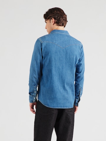WRANGLER Regular fit Риза 'WESTERN' в синьо