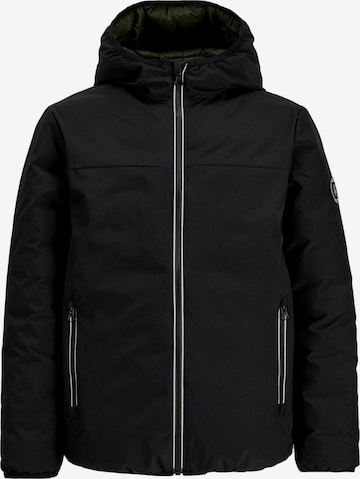 Jack & Jones Junior Between-Season Jacket 'JJEBrooklyn' in Black: front