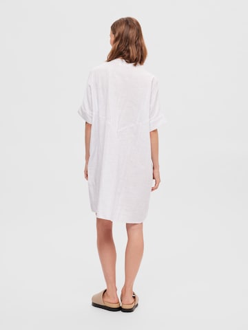 SELECTED FEMME Sukienka koszulowa 'Viola' w kolorze biały