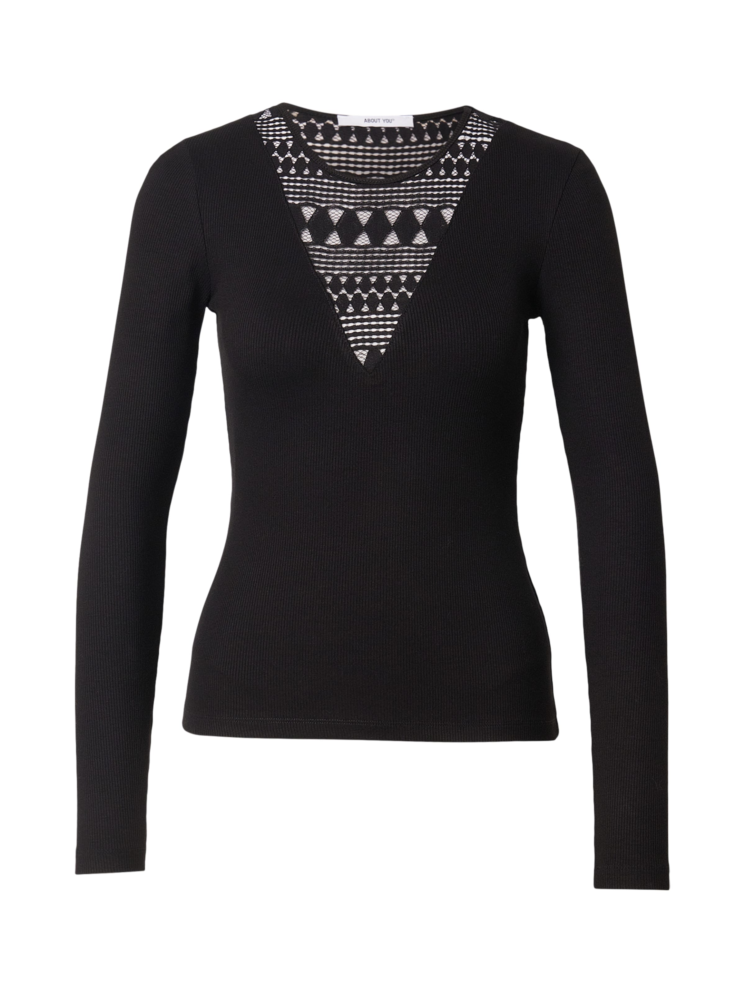 ABOUT YOU Koszulka 'Ronja' w kolorze czarny: przód