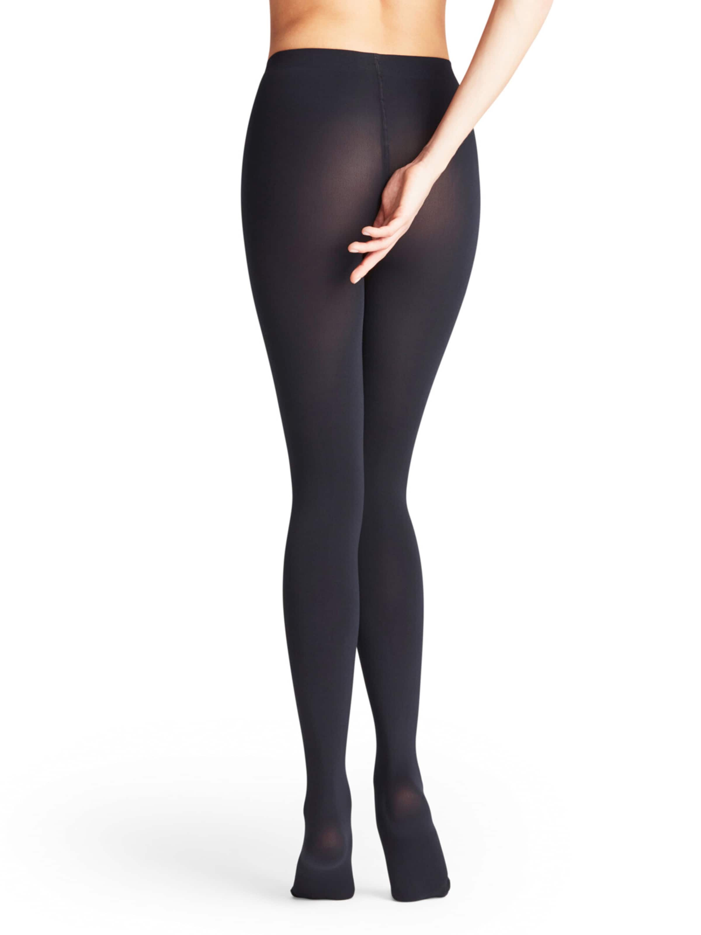 FALKE Fine tights 'Warm Deluxe' in Blue