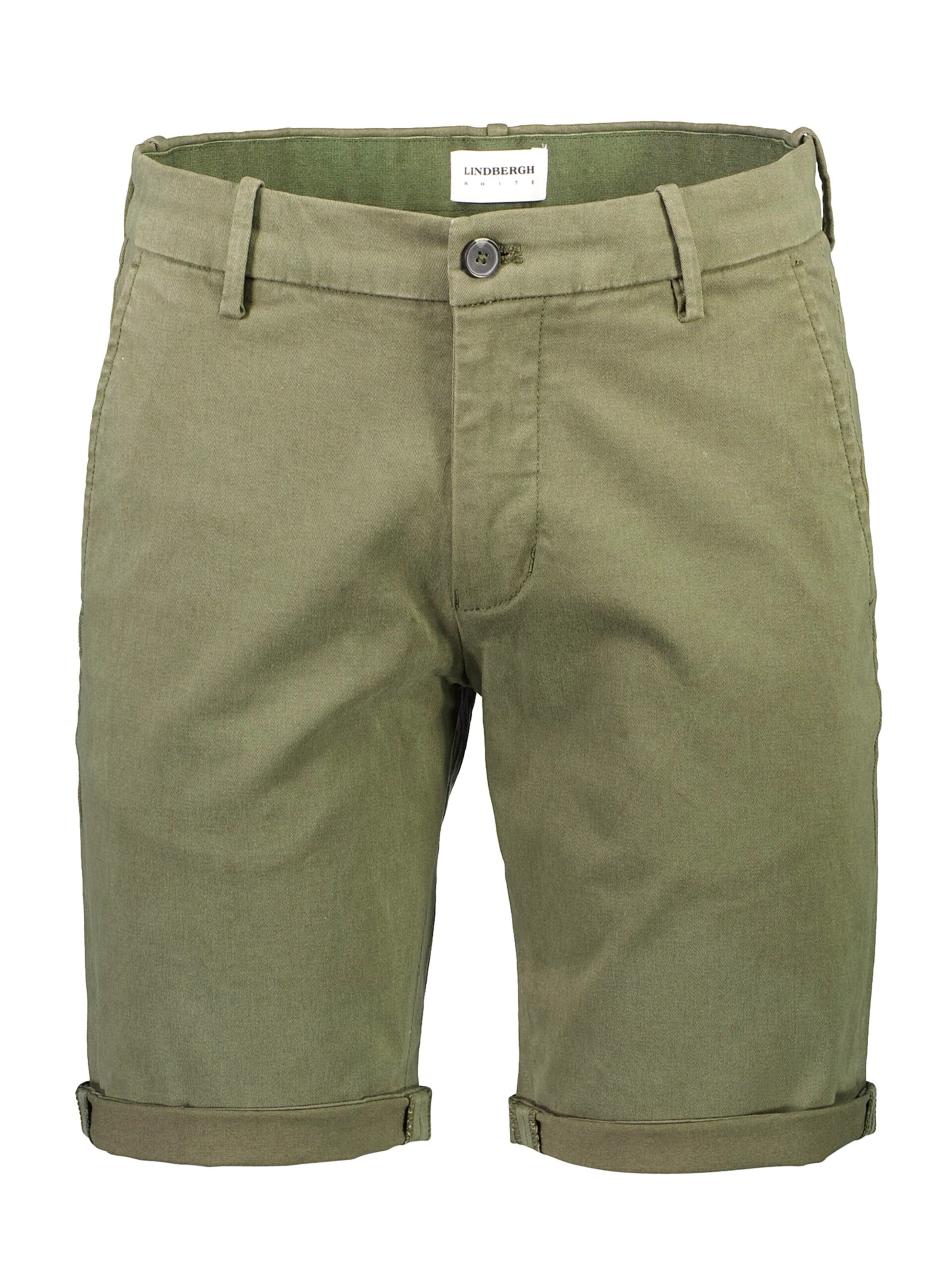 Lindbergh - Pantalón chino en verde: frente