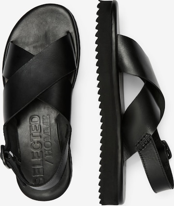 SELECTED HOMME Sandals 'Bob' in Black
