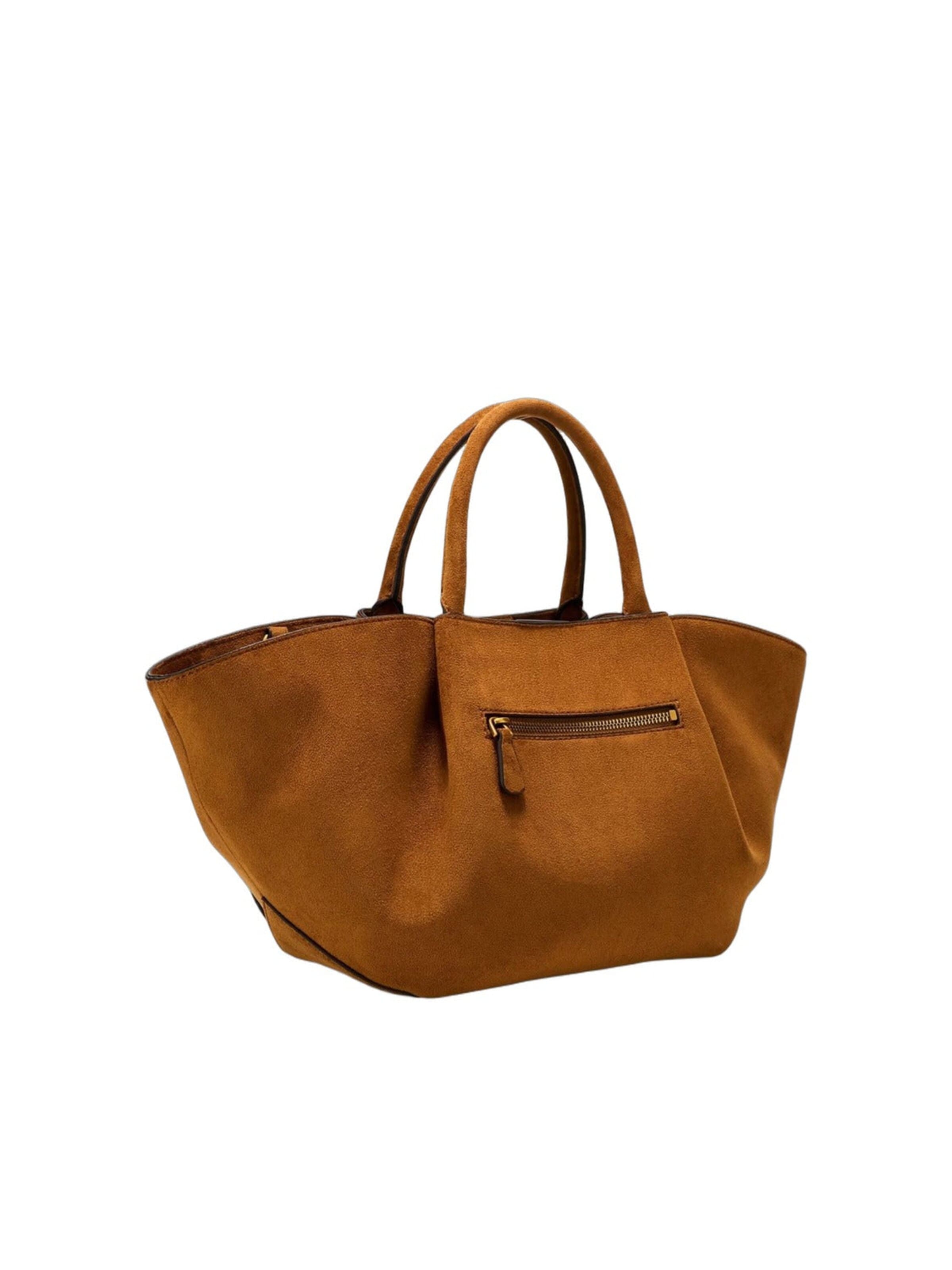 GUESS Shoppingväska 'Guess Sac à Main Allegra Cognac' i brun