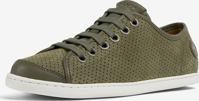 CAMPER Sneaker low 'UNO' in dunkelgrün / weiß, Produktansicht