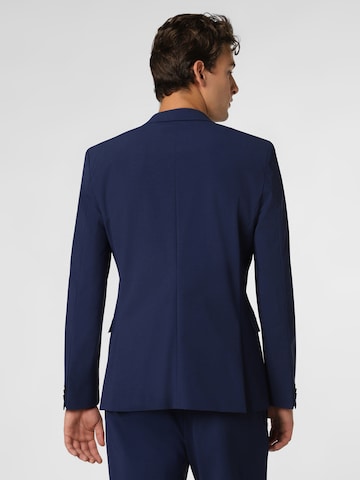 HUGO Red Slim fit Business Blazer 'Arti214X' in Blue