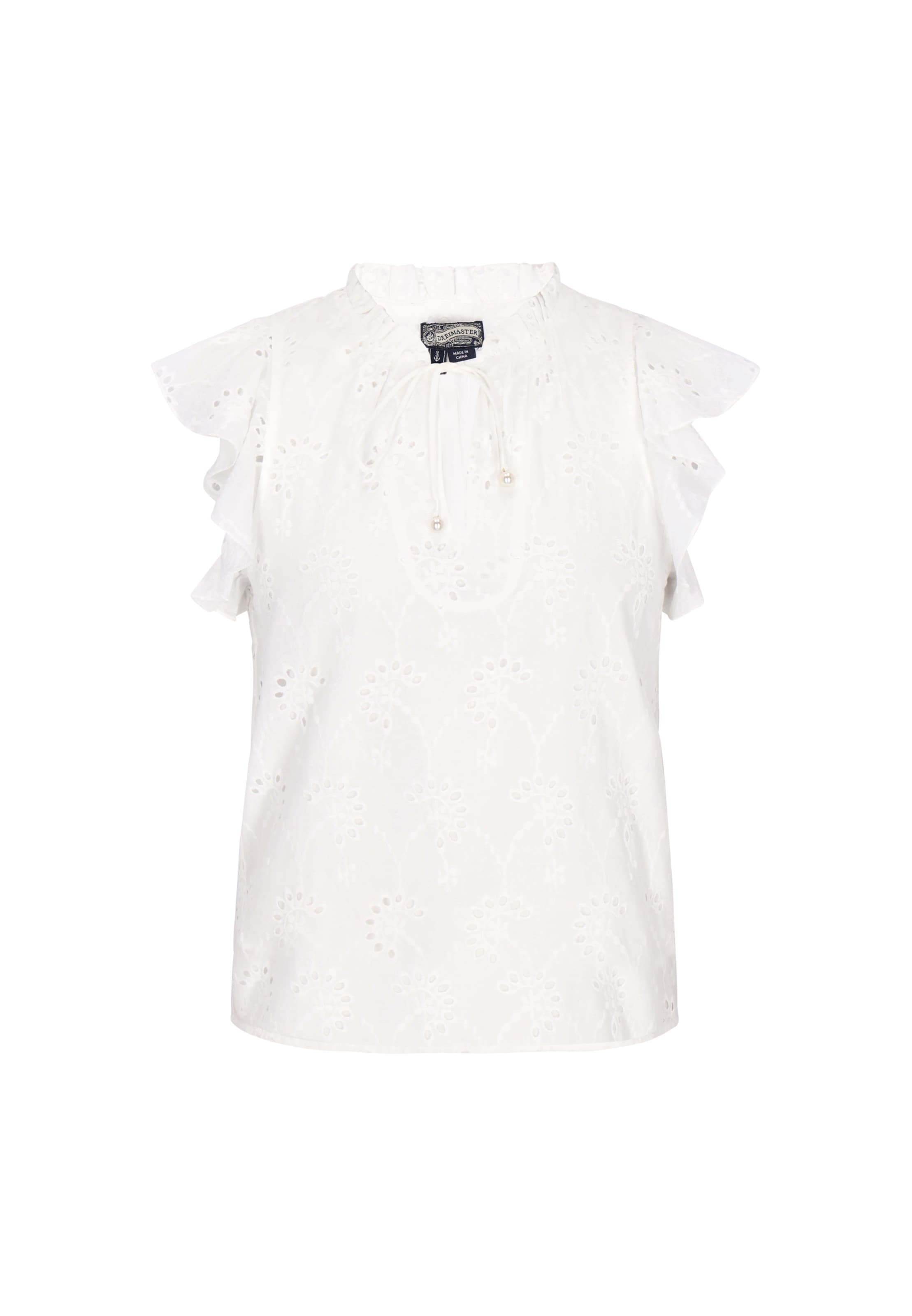 DreiMaster Vintage Blouse in White: front