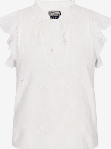 Chemisier DreiMaster Vintage en blanc : devant