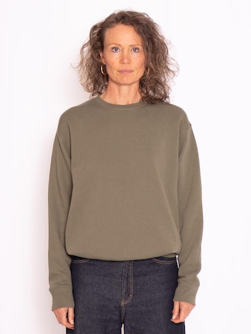 FRUIT OF THE LOOM Sweatshirt 'Crewneck sweatshirt' in Groen: voorkant