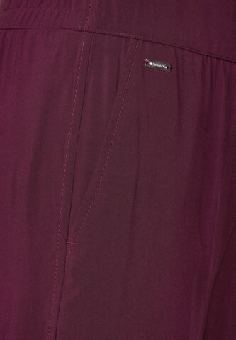 STREET ONE Loose fit Trousers in Red