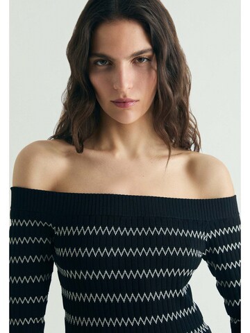 Scalpers Трикотажное платье в Черный