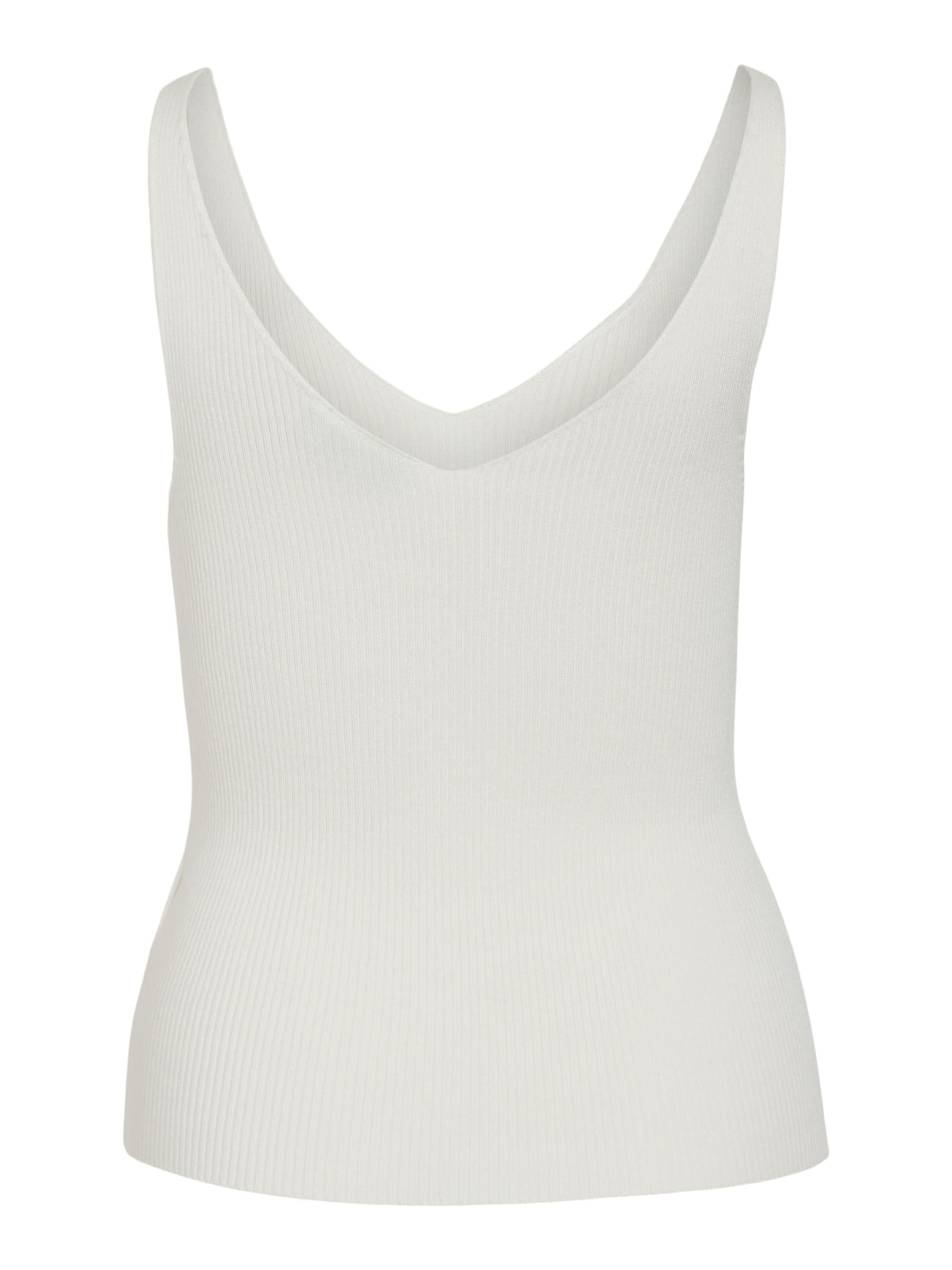 Top in maglia di VILA in bianco