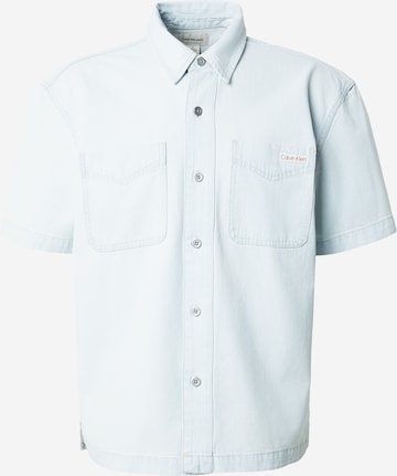 Calvin Klein JeansComfort Fit Košulja - plava boja: prednji dio