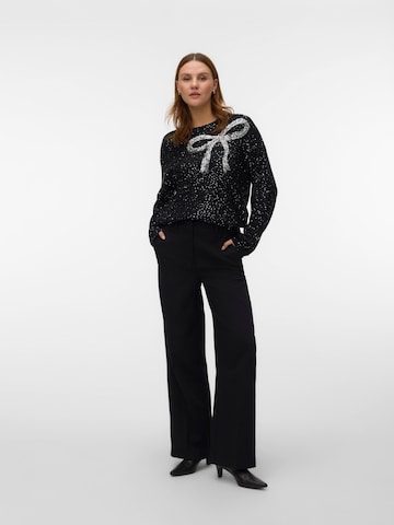 VERO MODA Trui 'VMXMAS' in Zwart