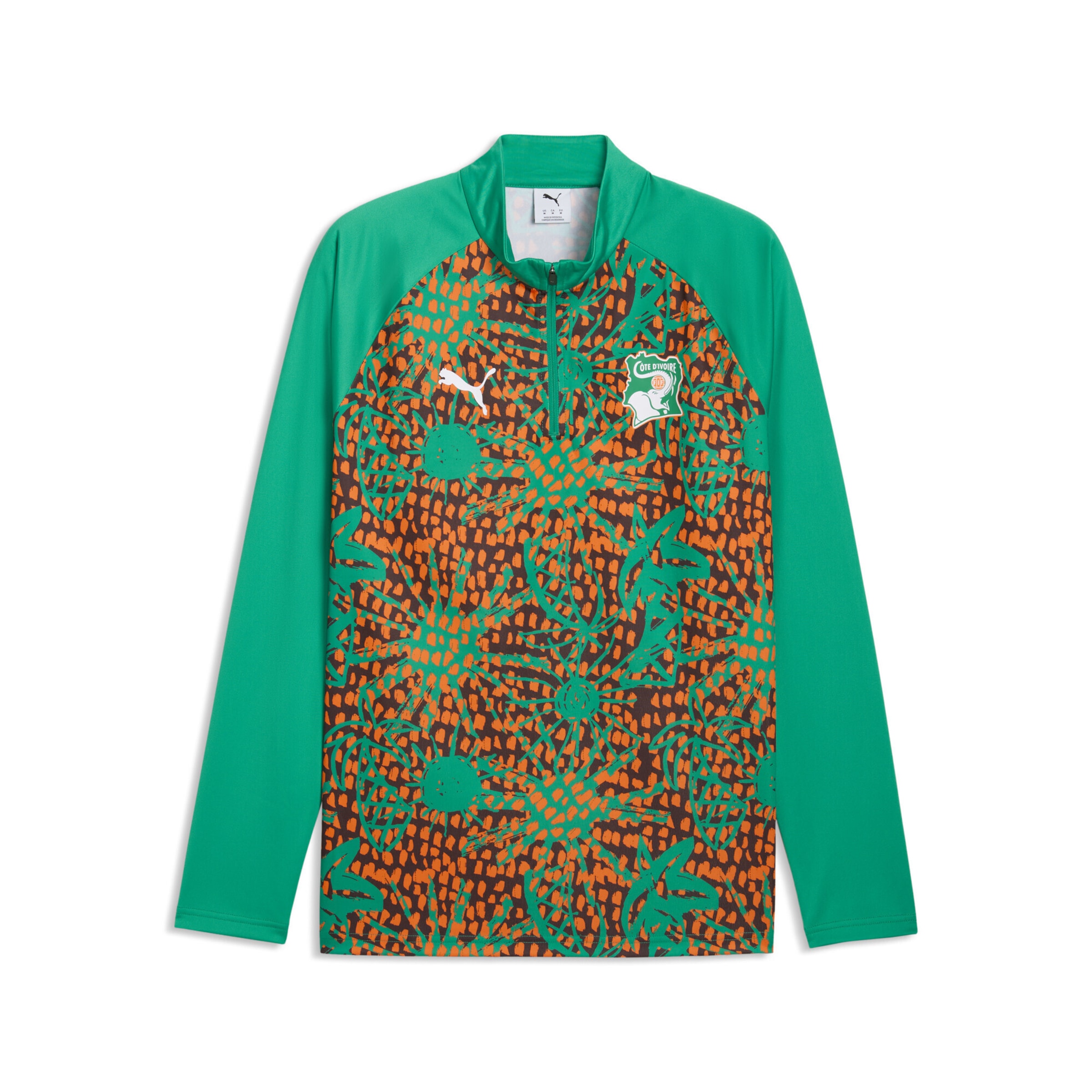PUMA Functioneel shirt in Groen: voorkant