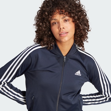 Costum de trening 'Essentials' de la ADIDAS SPORTSWEAR pe albastru