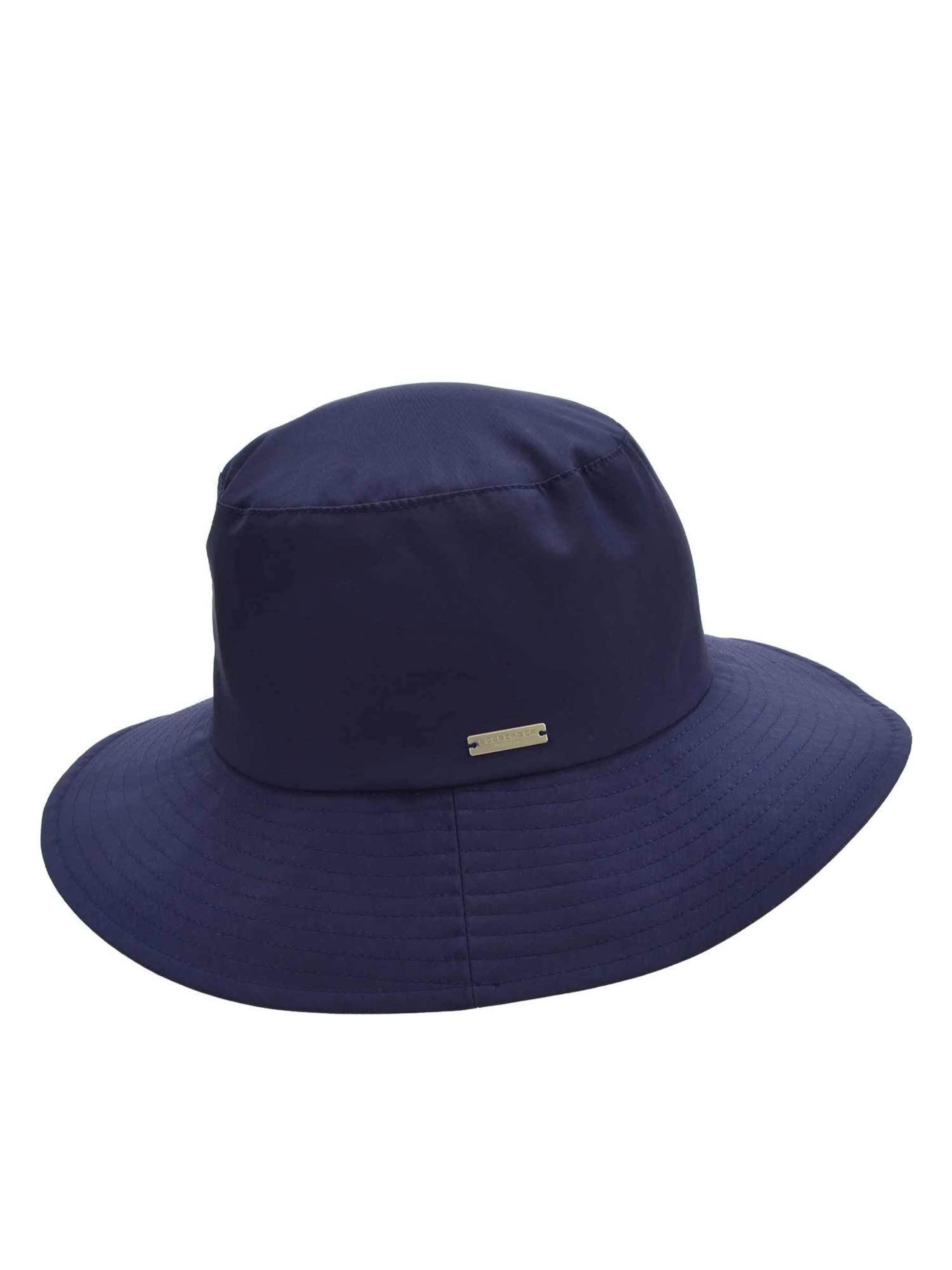 Seeberger Hat 'Hut' in Blue: front