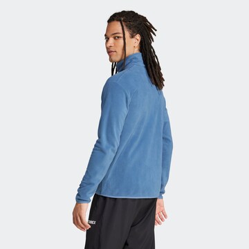 ADIDAS TERREX Athletic Fleece Jacket 'Ess' in Blue