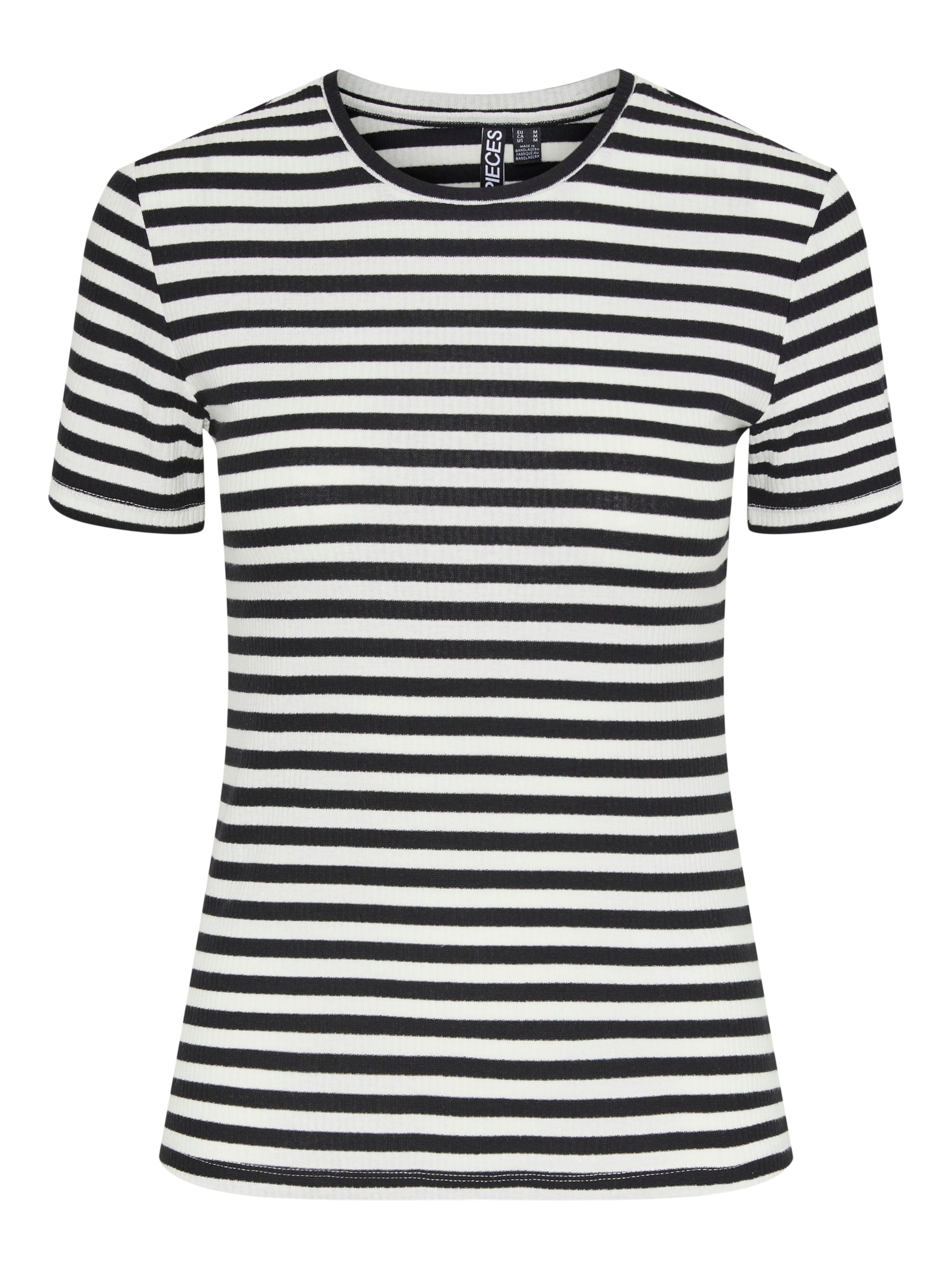 PIECES Μπλουζάκι 'PCRUKA' σε μαύρο: μπροστά