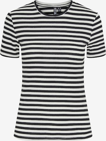 PIECES T-shirt 'PCRUKA' i svart: framsida